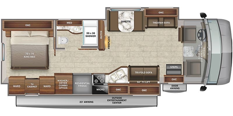 Jayco Precept 34G floor plan
