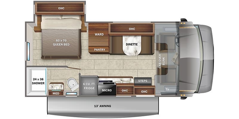 Jayco Redhawk SE 22C floor plan