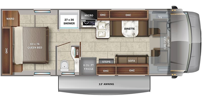 Jayco Redhawk SE 27N floor plan