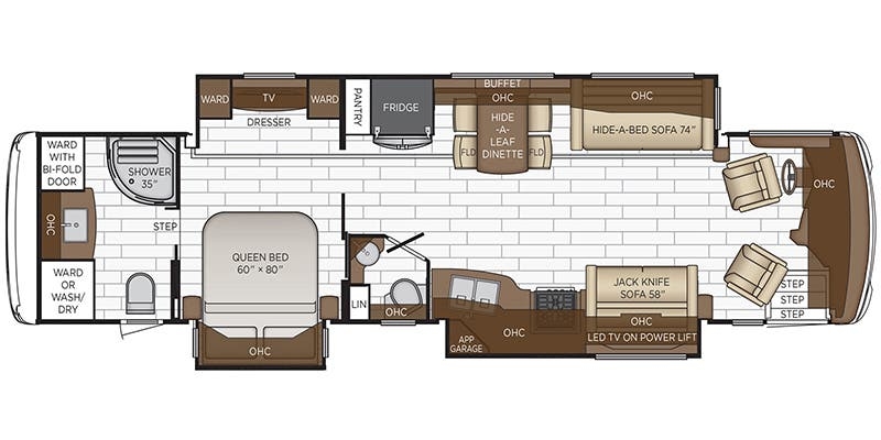 Newmar Dutch Star 3736 floor plan
