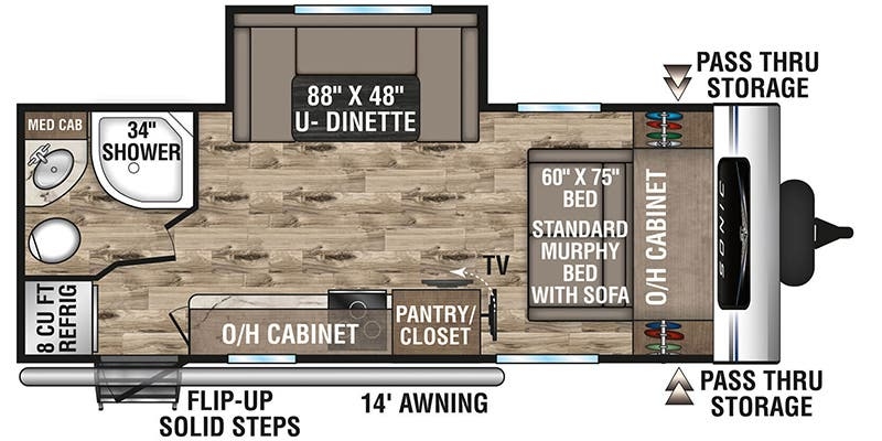 Venture RV Sonic SN211VRB floor plan