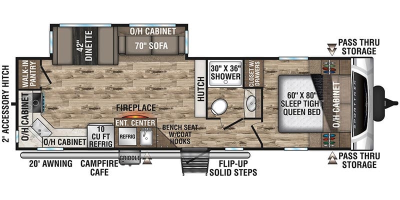 Venture RV SportTrek ST291VRK floor plan