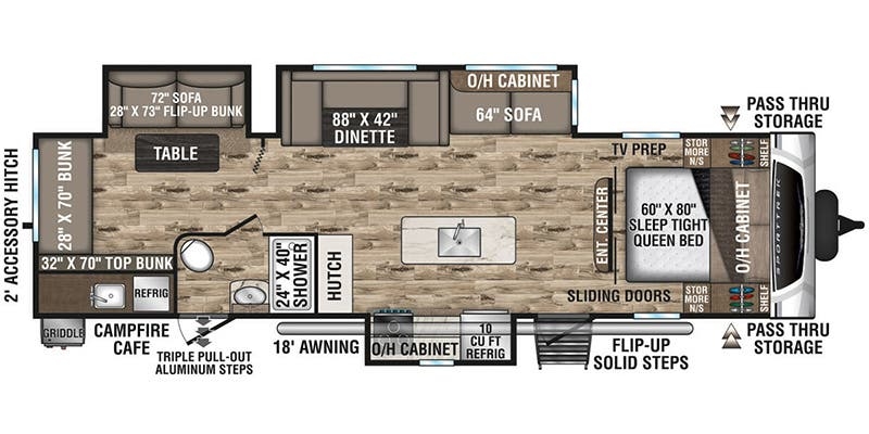 Venture RV SportTrek ST320VIK floor plan