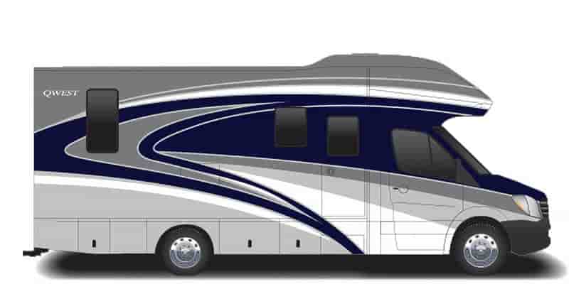 Entegra Coach Qwest 24L floor plan