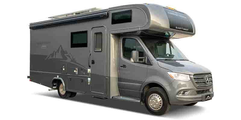 East to West Entrada M-Class 24RL floor plan