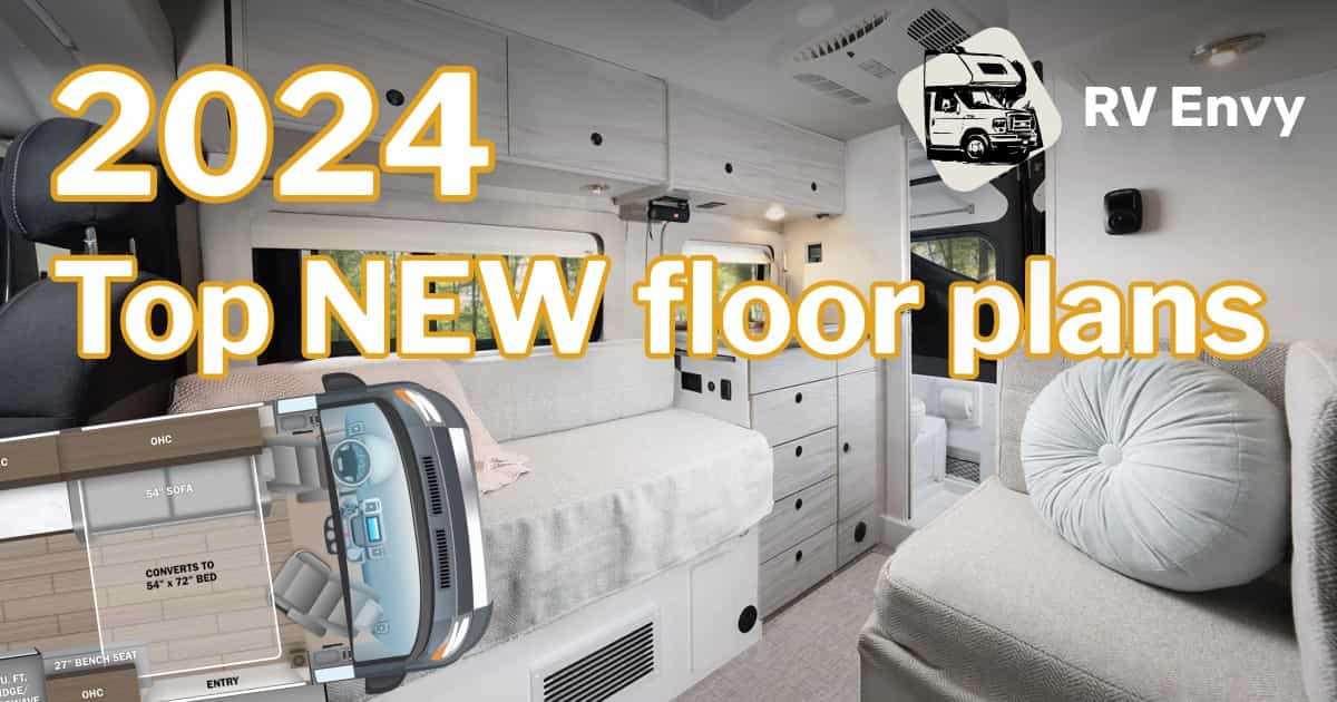 24 new RV floor plans for 2024