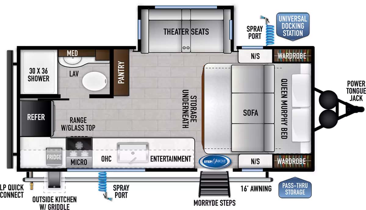 East to West Silver Lake 18MMB floor plan