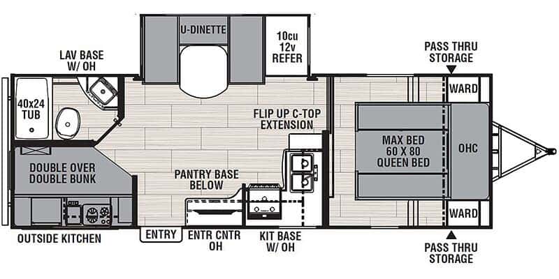 Coachmen Northern Spirit 2455BH floor plan