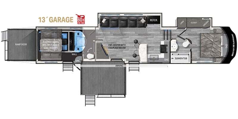 Heartland Road Warrior RW 4275 floor plan
