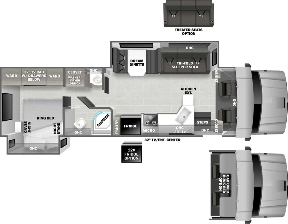 Dynamax Corp DX3 34KD floor plan