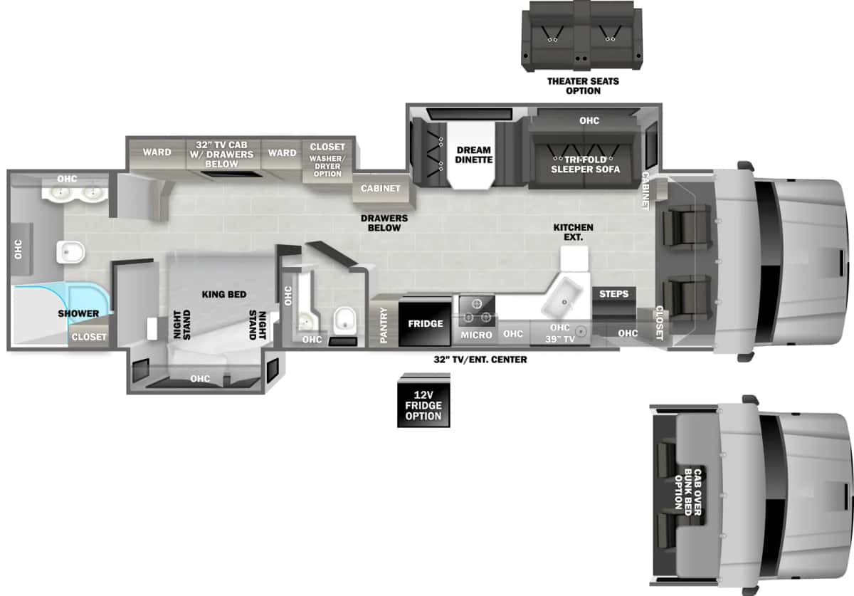 Dynamax Corp DX3 37RB floor plan