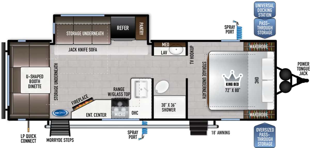 East to West Della Terra 251RD floor plan