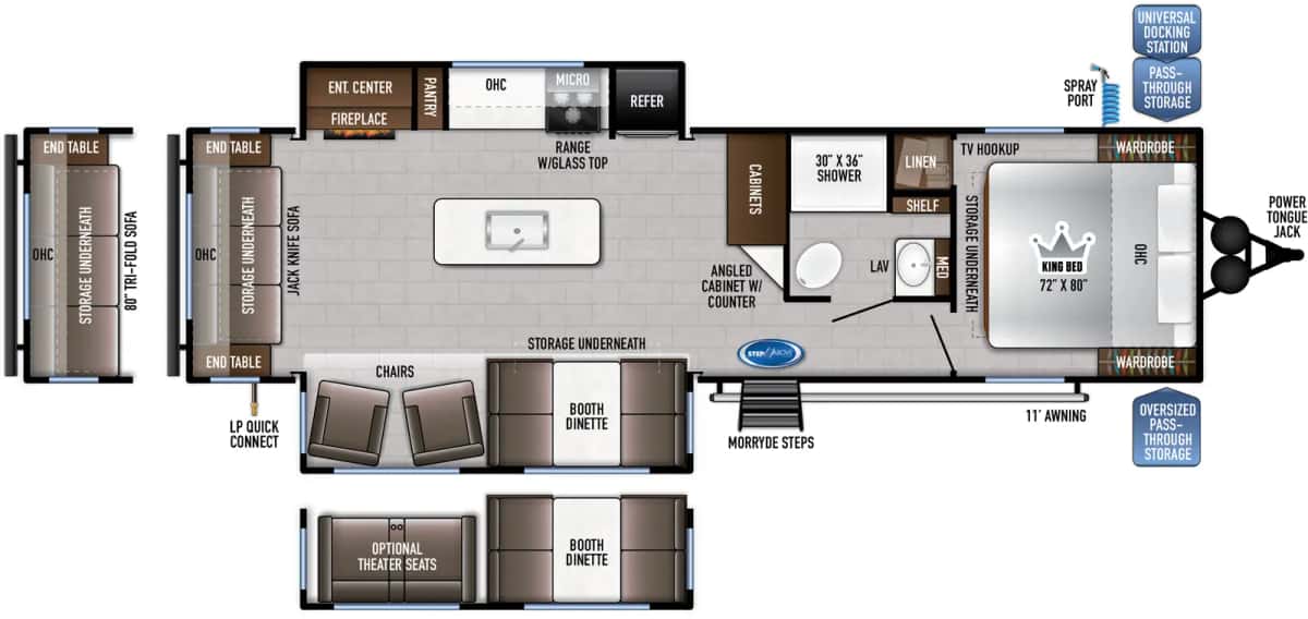 East to West Della Terra 292MK floor plan