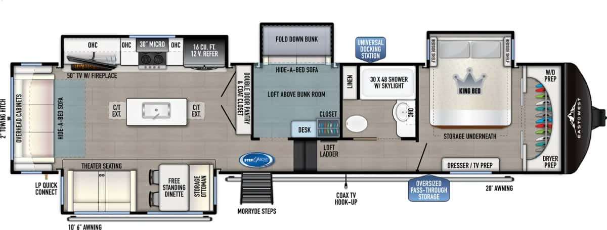 East to West Blackthorn 3800MB floor plan