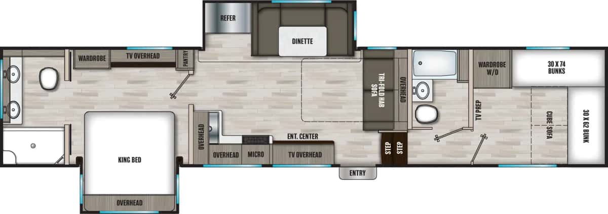 Coachmen Chaparral 355FBX floor plan