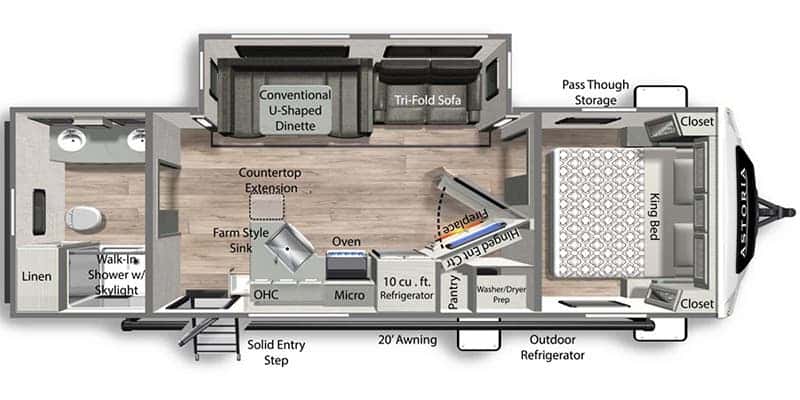 Dutchmen Astoria 2703RB floor plan