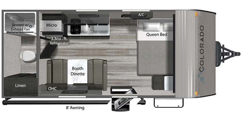 Dutchmen Colorado 17RBC floor plan