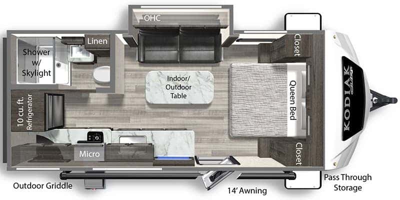 Dutchmen Kodiak Cub 199RK floor plan