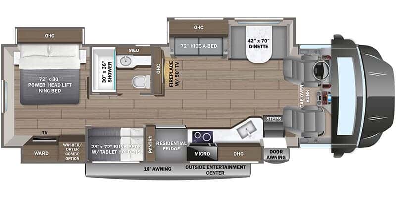 Jayco Seneca 37L floor plan