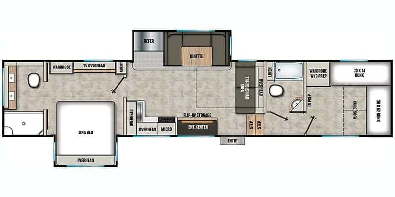 Coachmen Chaparral 355FBX floor plan