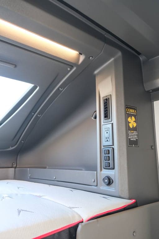 Ducted bunk over cab