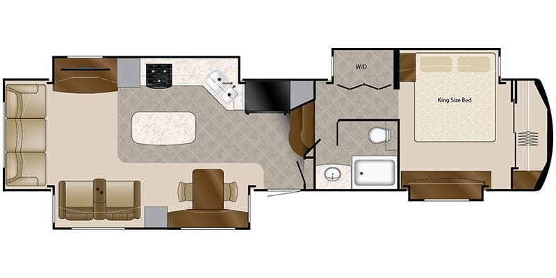 DRV Mobile Suites 40KSSB4 floor plan