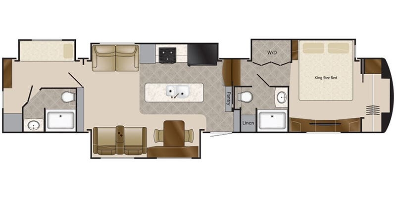 DRV Mobile Suites 43 Manhattan floor plan