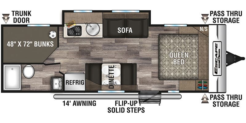 K-Z Escape E231BH floor plan