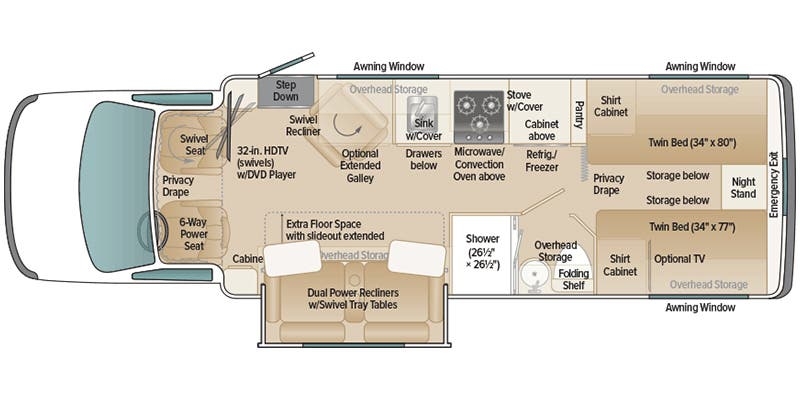 Coach House Platinum 271XL FR floor plan