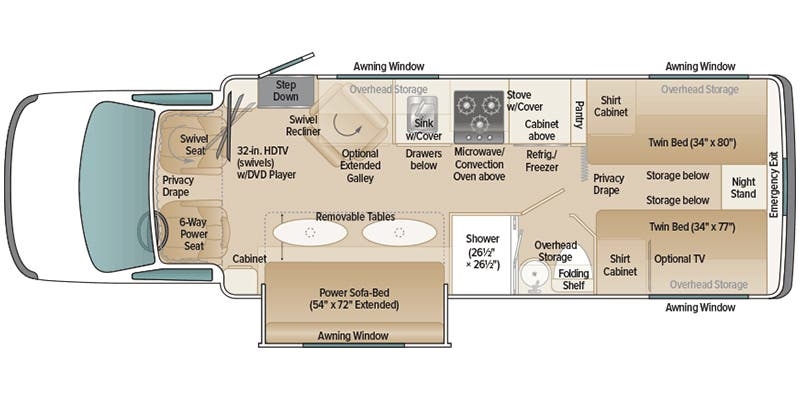 Coach House Platinum 271XL FS floor plan