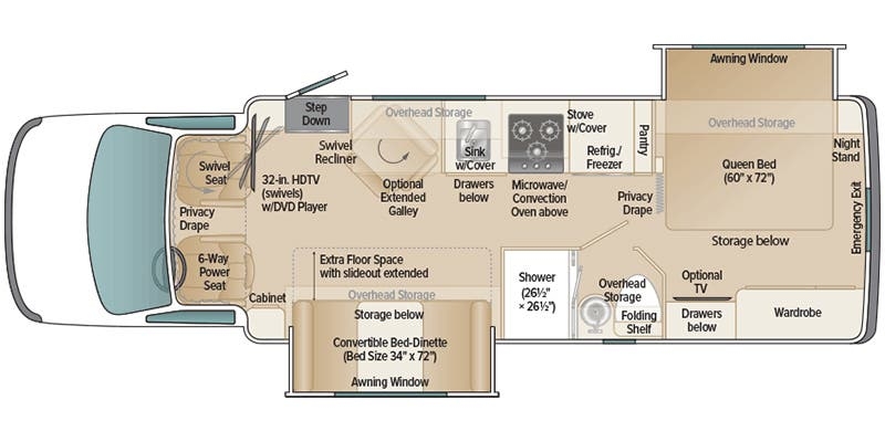 Coach House Platinum 272XL FD floor plan