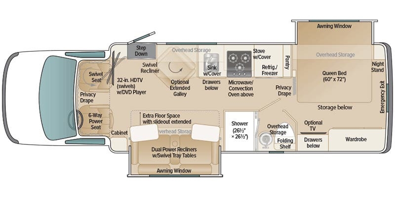 Coach House Platinum 272XL FR floor plan
