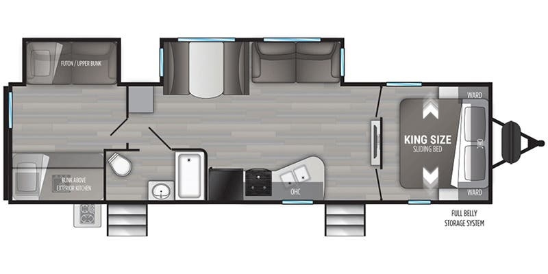 Cruiser RV Embrace EL310 floor plan