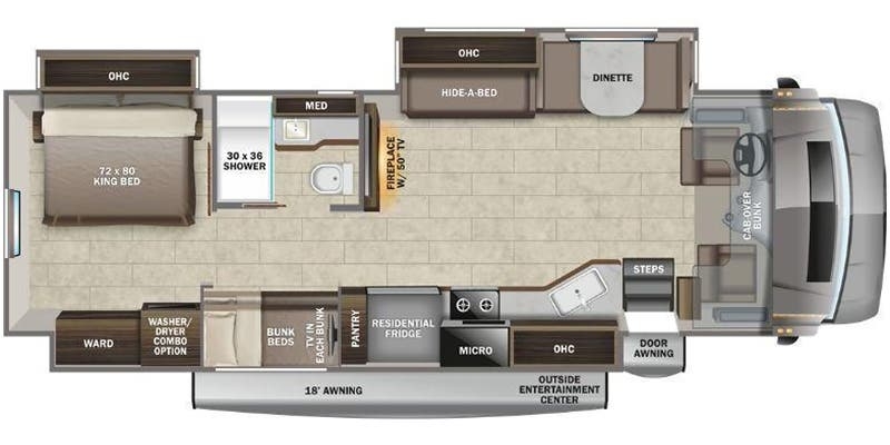 Entegra Coach Accolade 37L floor plan