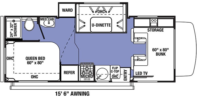 Forest River Forester 2151S LE floor plan