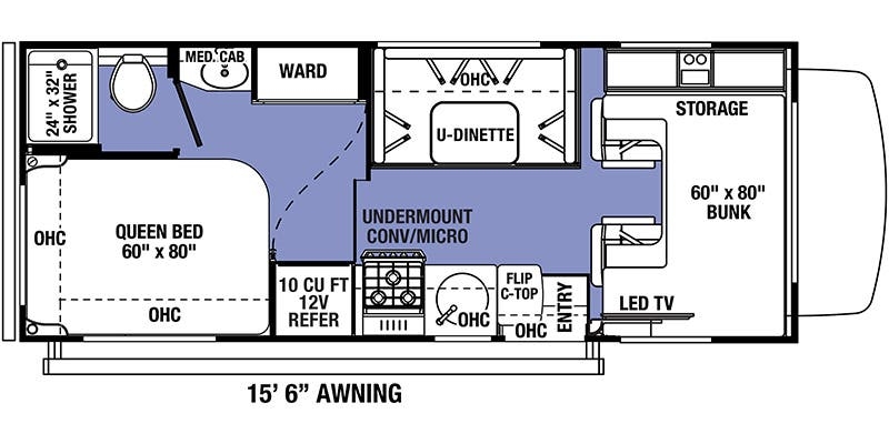 Forest River Forester 2351S LE floor plan