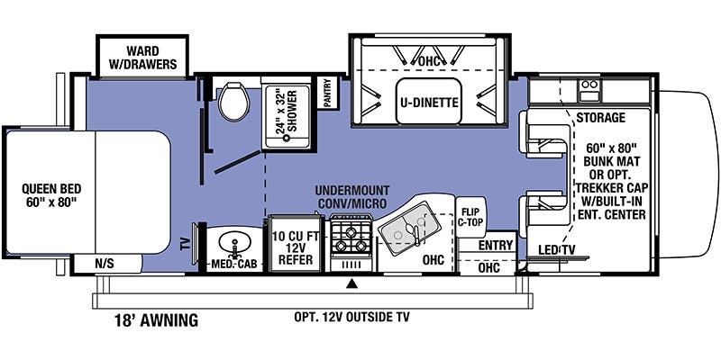 Forest River Forester 2501TS floor plan