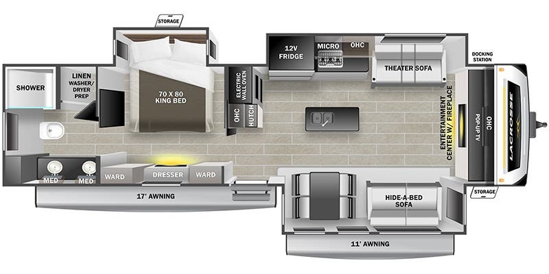 Prime Time LaCrosse 3375FE floor plan