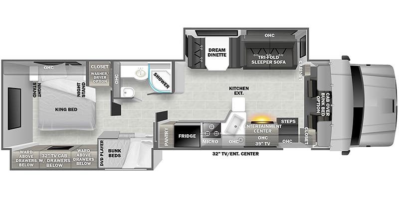 Dynamax Corp DynaQuest XL 3700BD floor plan