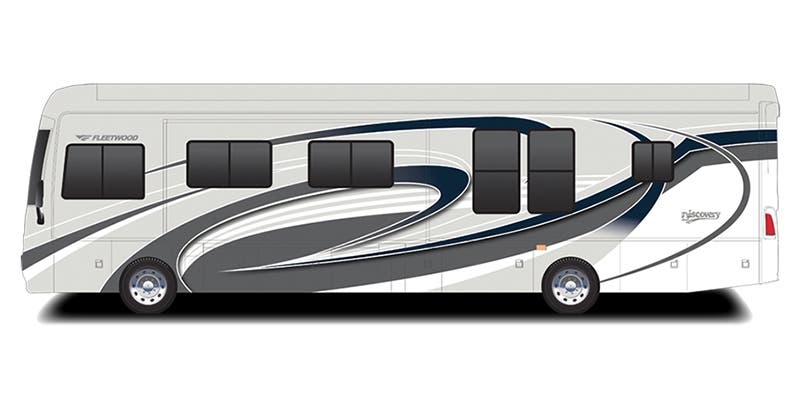 Discovery LXE Class A motorhomes by Fleetwood
