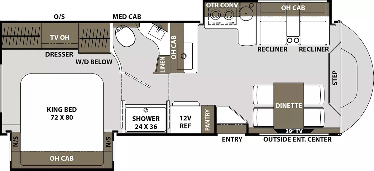 Coachmen Concord 321DS floor plan