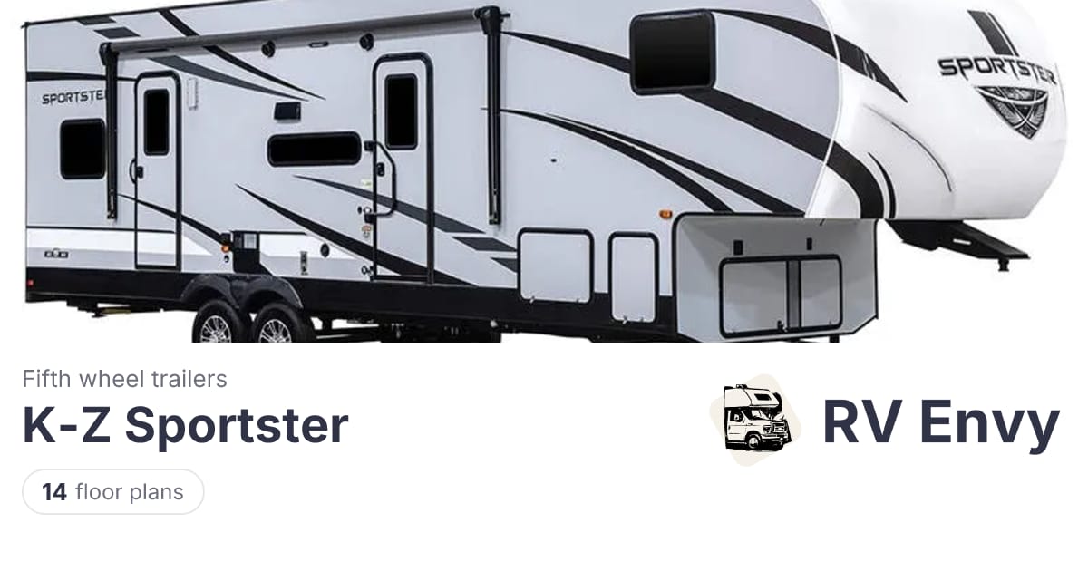K kk部屋 K-Z Sportster Fifth Wheel for sale | Browse floorplans | RV Envy