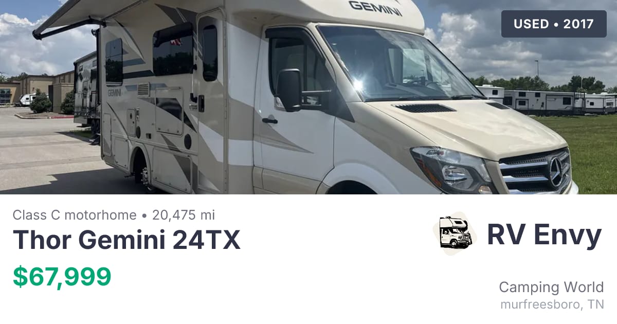 2017 Thor Gemini 24TX for sale - $67,999