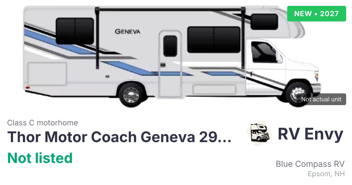 2027 Thor Motor Coach Geneva 29VT for sale - $0