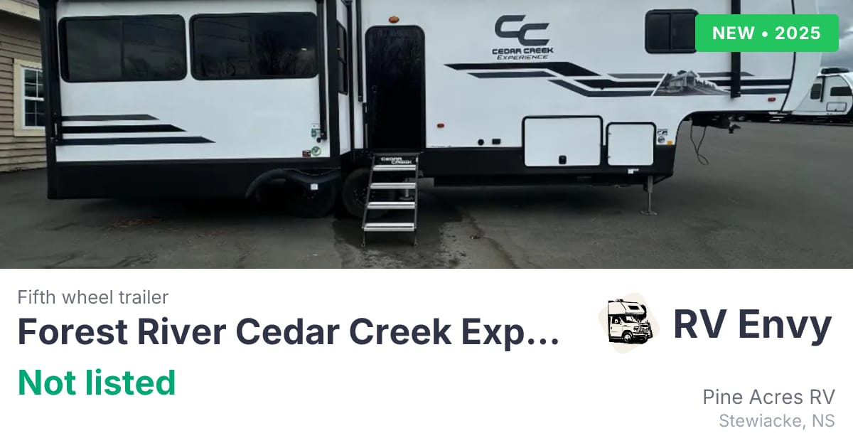 2025 Forest River Cedar Creek Experience 35RL for sale - $0