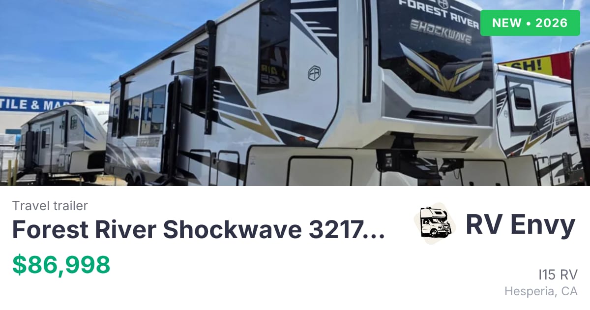 2026 Forest River Shockwave 3217GX for sale - $84,992
