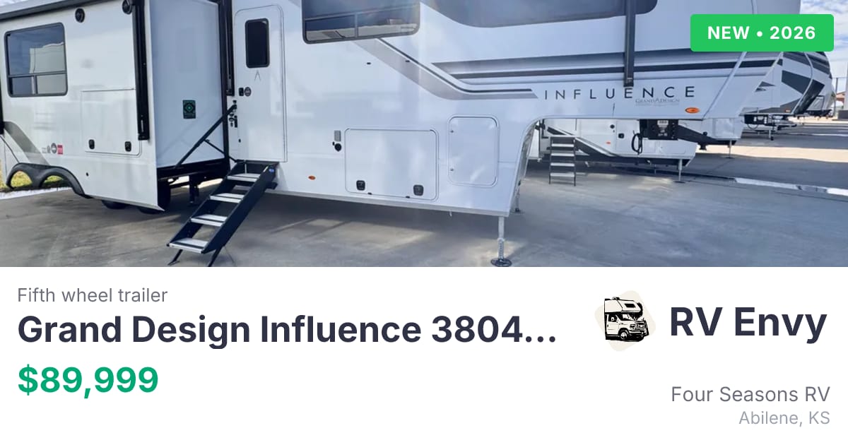 2026 Grand Design Influence 3804DS for sale - $89,999