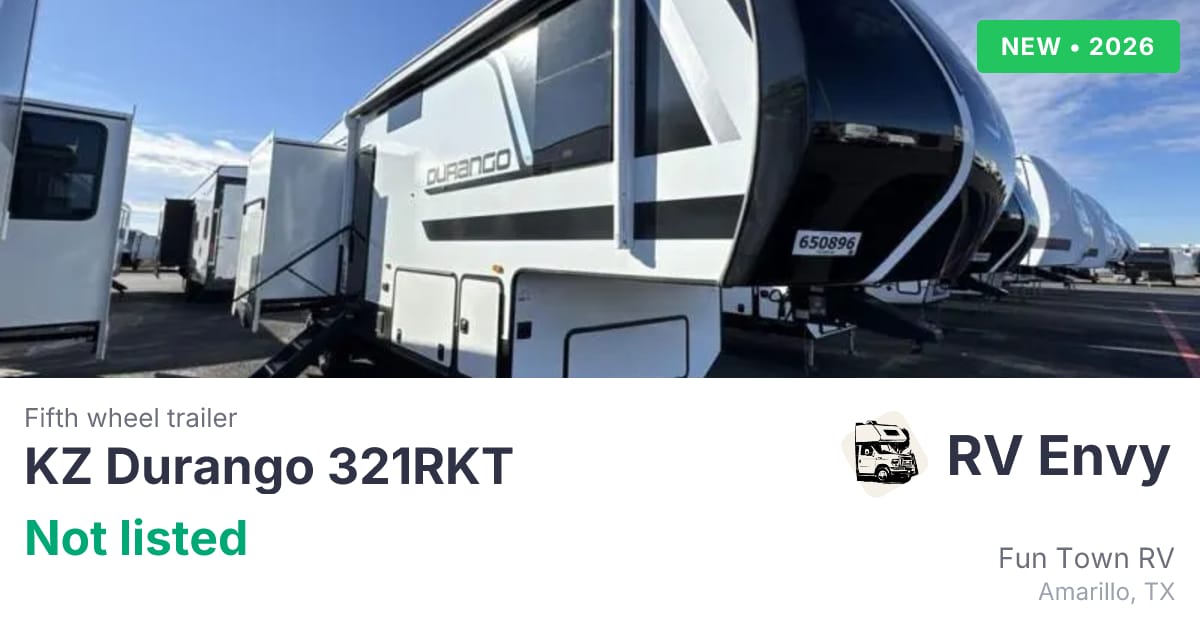 2026 KZ Durango 321RKT for sale - $0