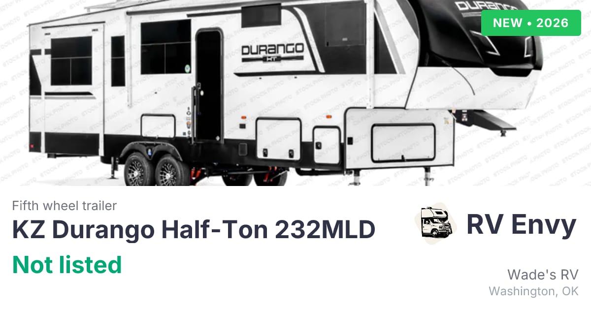 2026 KZ Durango Half-Ton 232MLD for sale - $0