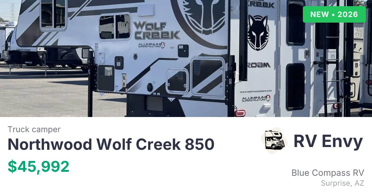 2026 Northwood Wolf Creek 850 for sale - $49,991